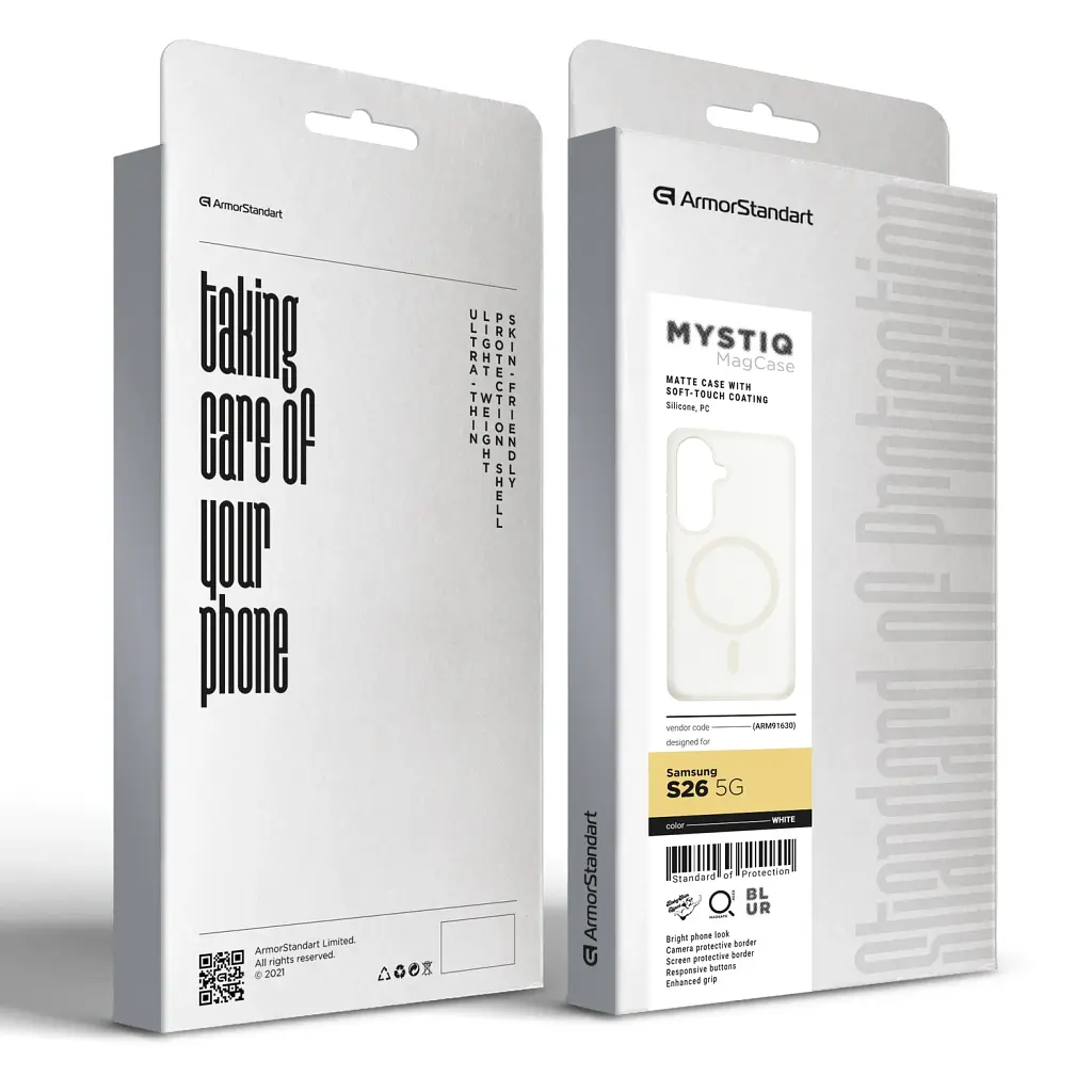 Чохол ArmorStandart Mystiq MagCase для Samsung S26 5G White - фото 3