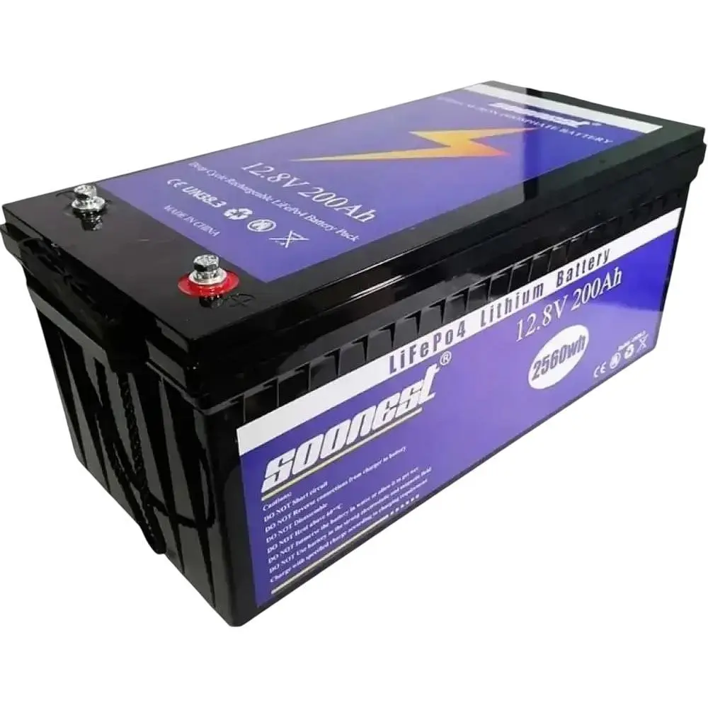 Аккумулятор SOONEST LiFePO4 12V (12.8V/200Ah/2560Wh) (SOONEST-12200) [164649] - фото 2