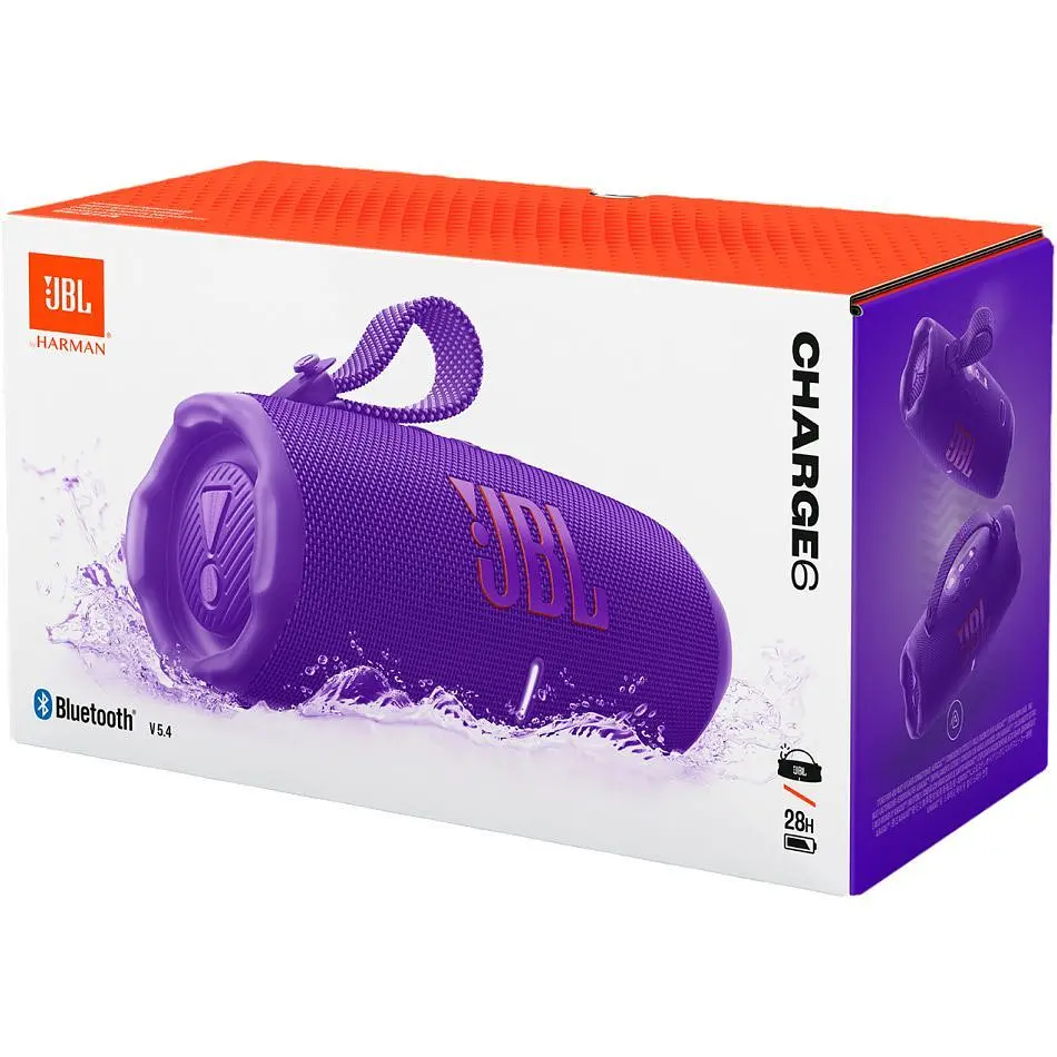 Портативна акустика JBL Charge 6 Purple [JBLCHARGE6PUR] [133199] - фото 10