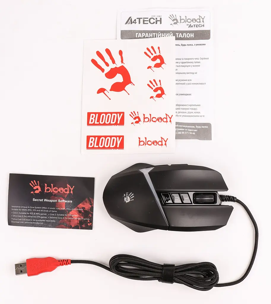 Мышь игровая A4Tech Bloody W60 Max Stone Black - фото 6