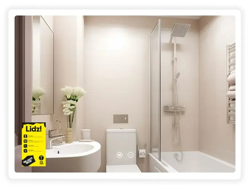 Дзеркало Lidz Orion (OR2) 800х600 мм, прямокутне, з LED-підсвічуванням Touch LDOR80060049294 - фото 2
