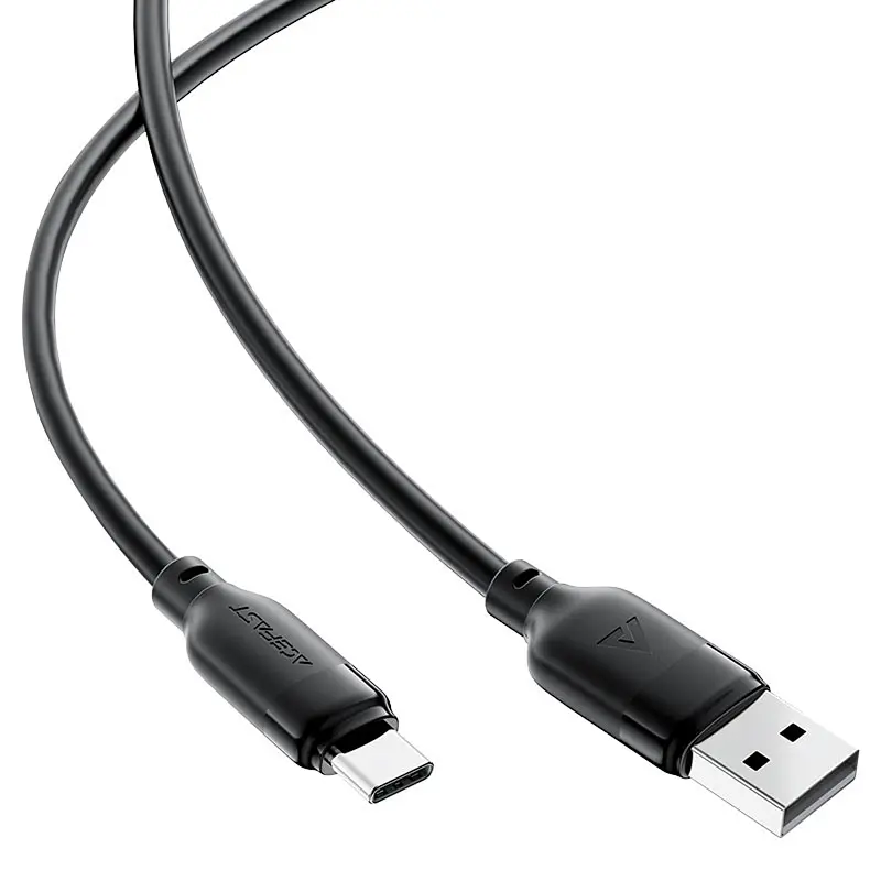 Дата кабель Acefast C16-04 USB to Type-C 3A (1.2m) Black - фото 3