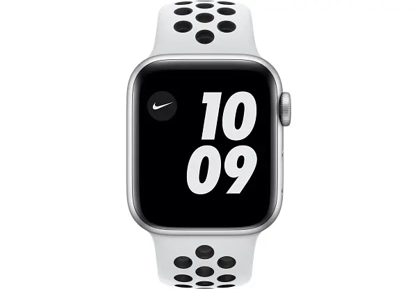 Смарт-часы Apple Watch Nike Series 6 GPS 44mm Silver Aluminum Case with Pure Platinum/Black Nike Sport Band [MG293] [50779] - фото 2