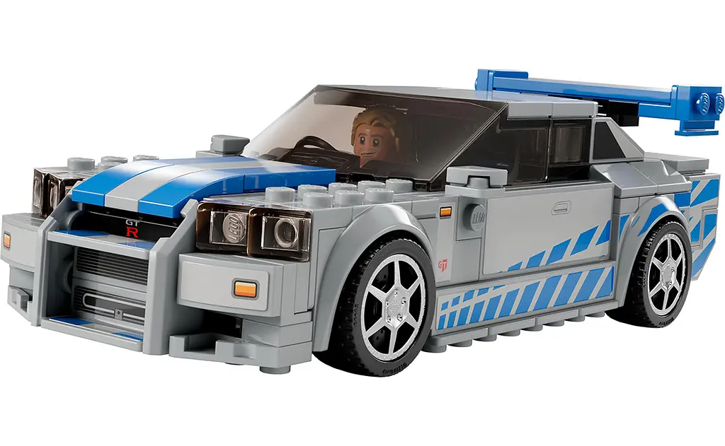 Конструктор LEGO Speed Champions «Подвійний форсаж» Nissan Skyline GT-R (R34), 319 деталей (76917) - фото 3