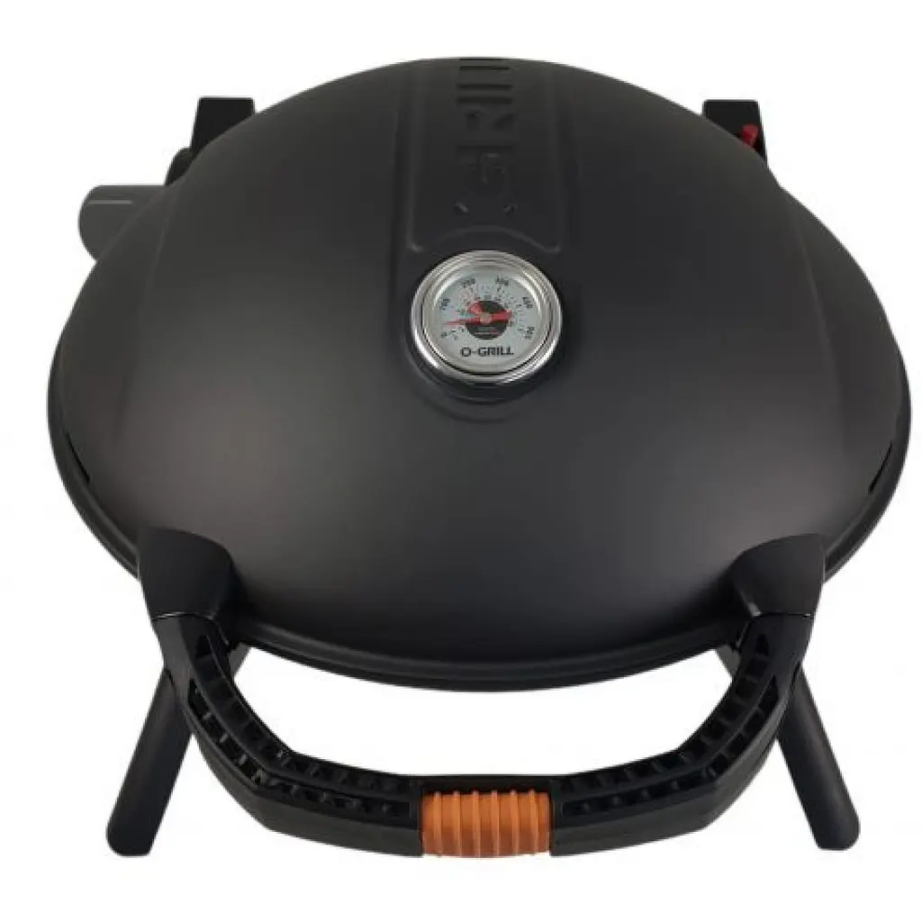 Портативный газовый гриль O-Grill 900 переносной, черный + шланг в подарок! - фото 2