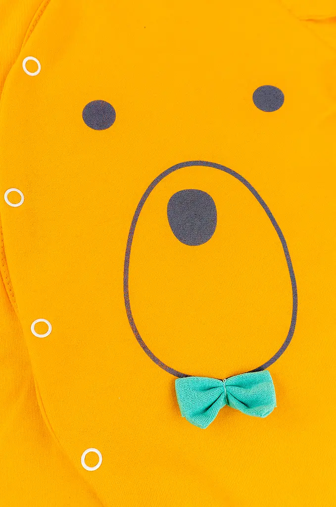 Чоловічок із закритими ніжками на байці з аплікацією Bear - фото 4