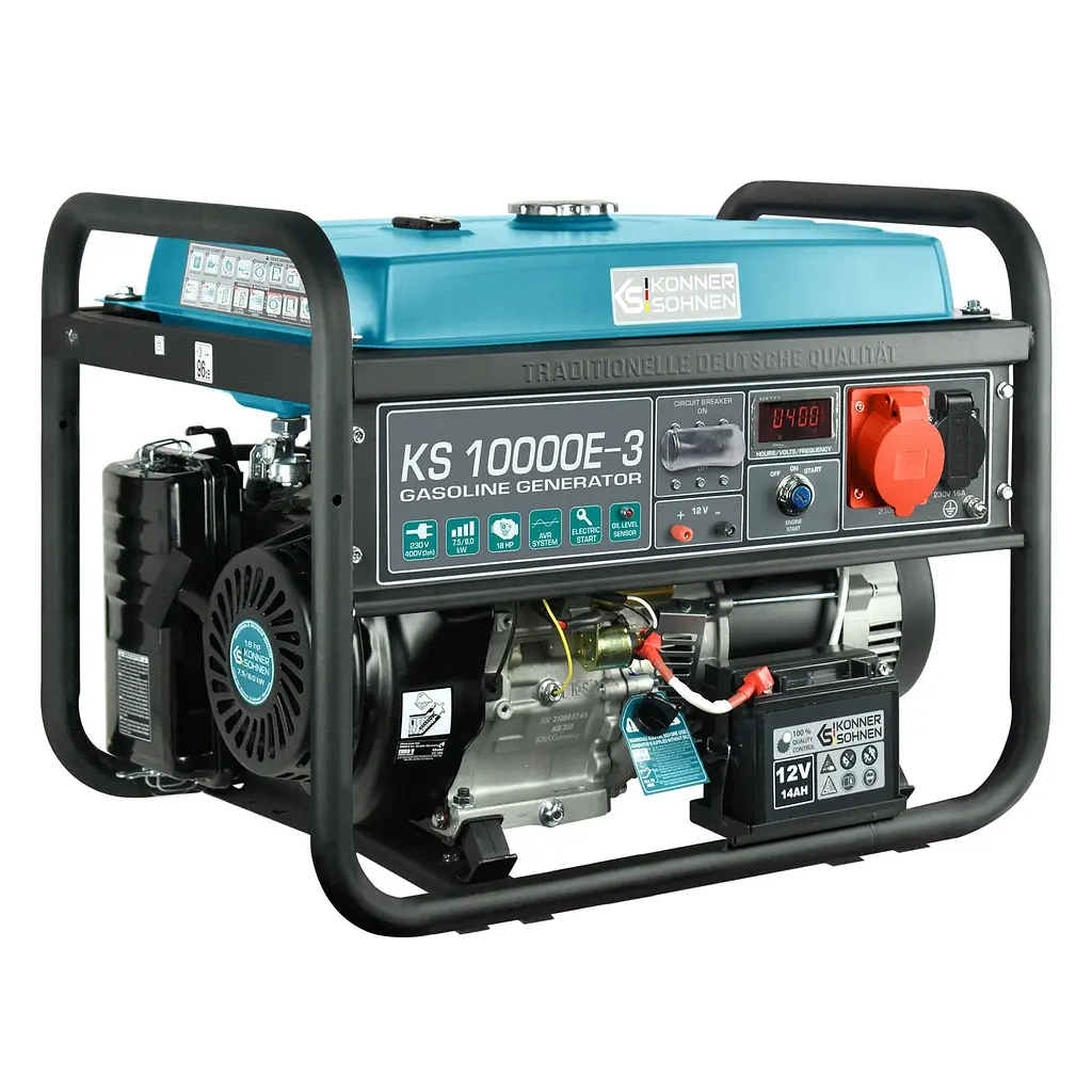 Бензиновый генератор Könner & Söhnen KS 10000E-3 - фото 2