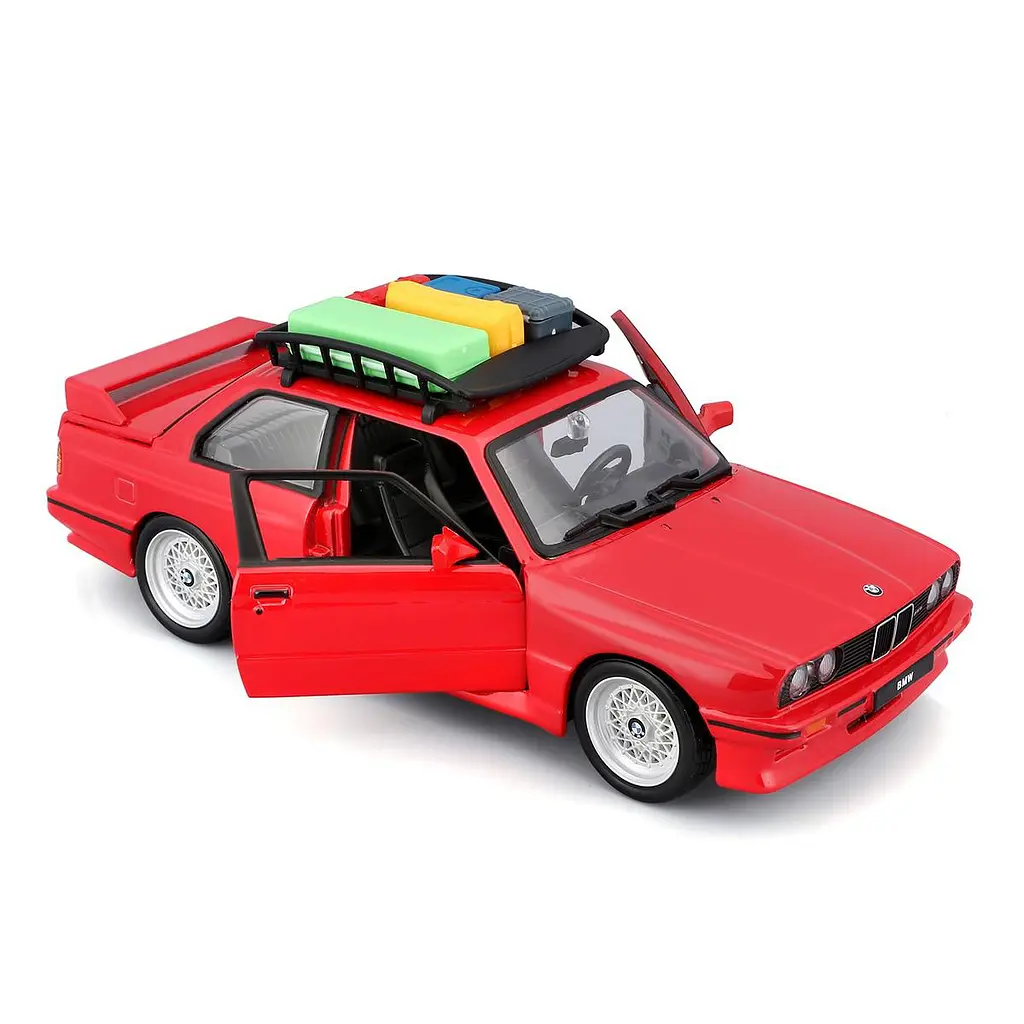 Автомодель – BMW M3 EUROTREK (1988) (1:24) Bburago 18-23014 - фото 4