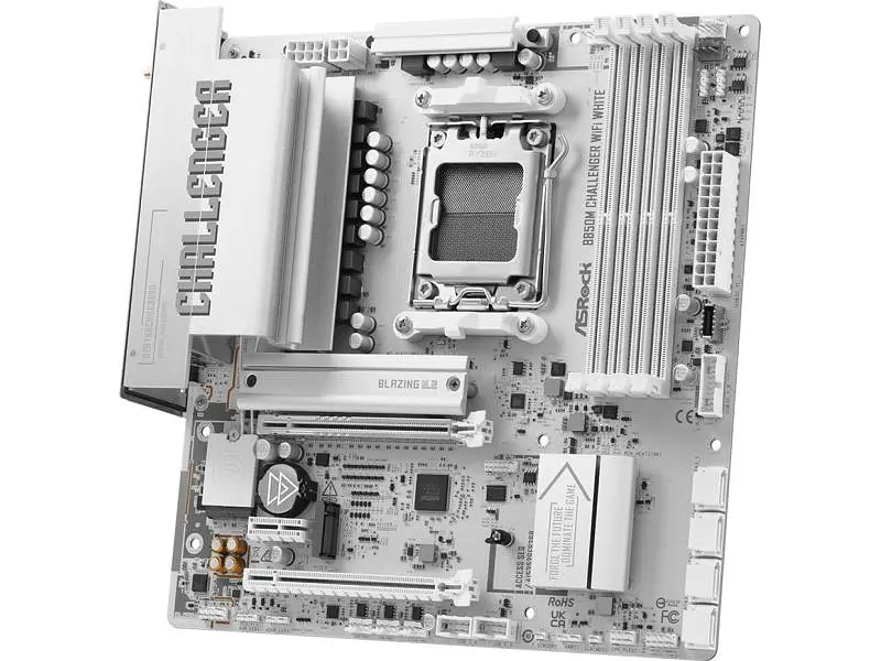 Материнская плата ASRock B850M Challenger WiFi White - фото 3