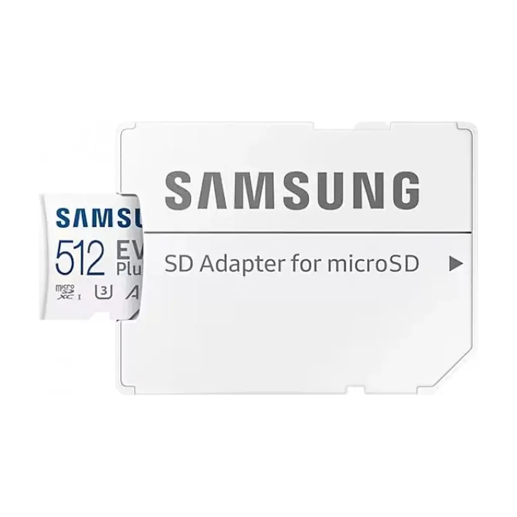 Карта пам'яті Samsung 512 GB microSDXC Class 10 UHS-I U3 V30 A2 EVO Plus+SD Adapte (MB-MC512SA/EU) - фото 4