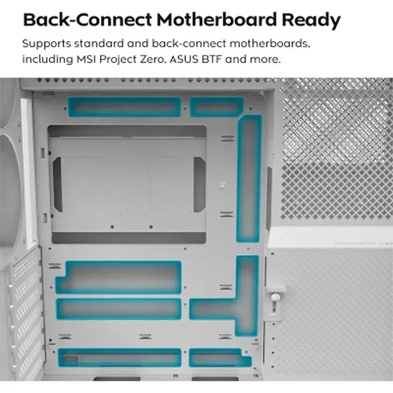 Корпус для ПК MONTECH HS01 (W) - фото 10