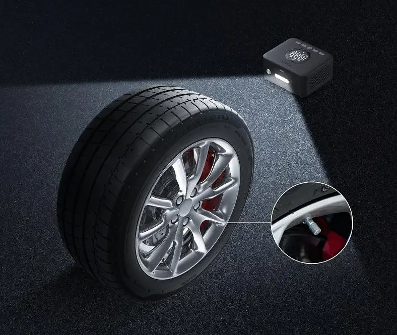 Компресор - бездротовий акумуляторний насос Xiaomi 70mai Cordless Air Compressor 2 (midrive tp07) - фото 10