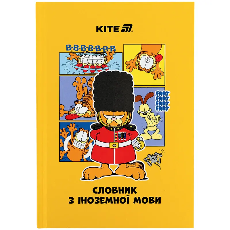 Зошит Словник з іноземної мови Kite A5 60 арк. Garfield №GF25-407