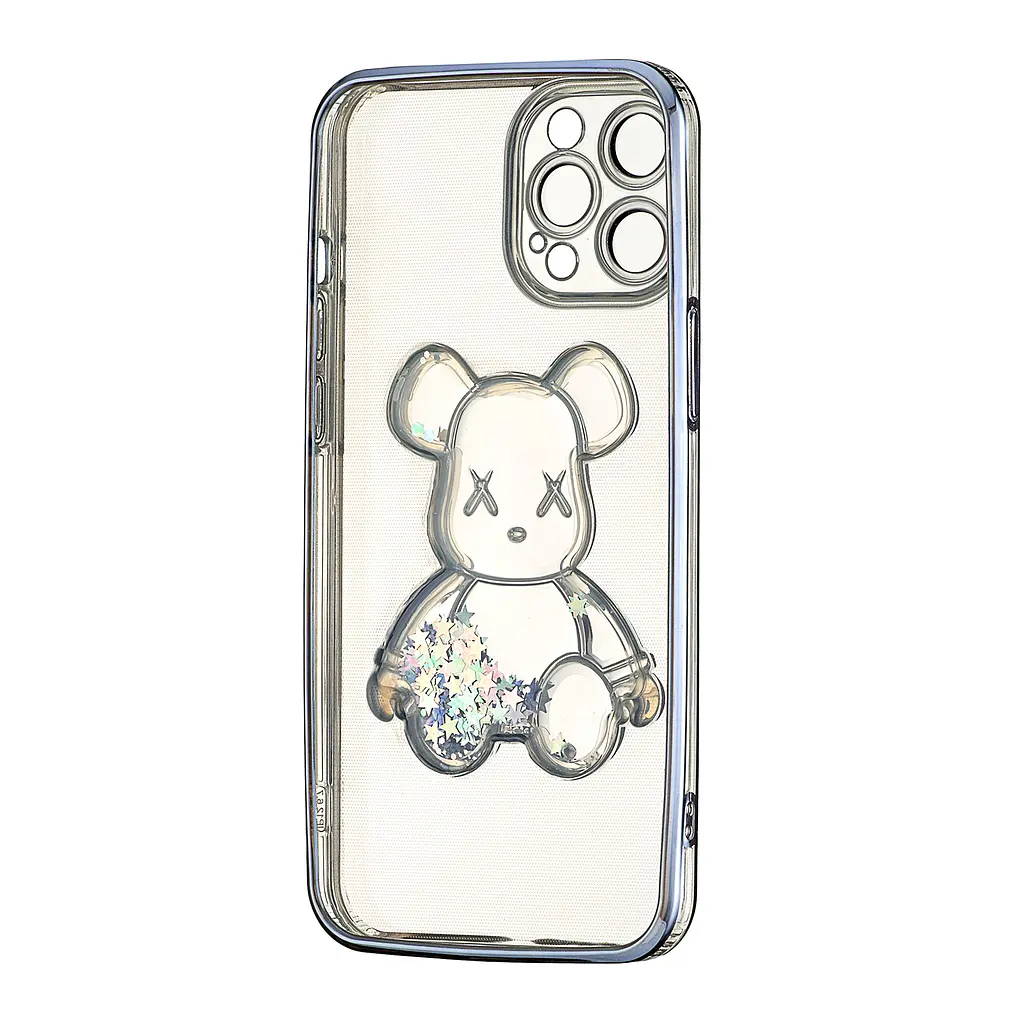 Чохол Shining Bear Case Protected Camera iPhone 12 Pro Max Blue - фото 3