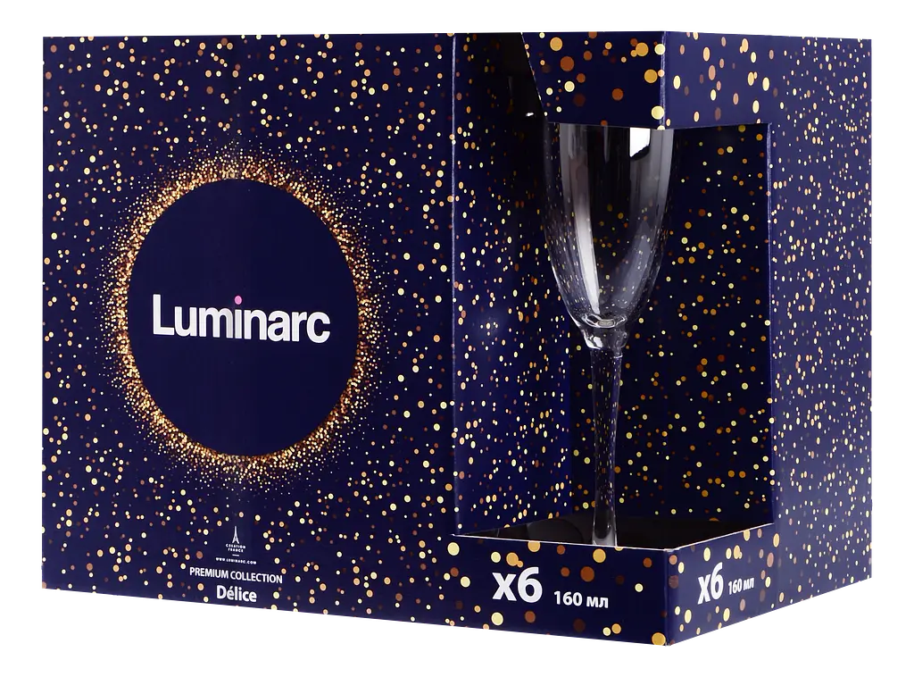 Набор бокалов Delice Mist, 6х160 мл Luminarc kuh0016537 - фото 3