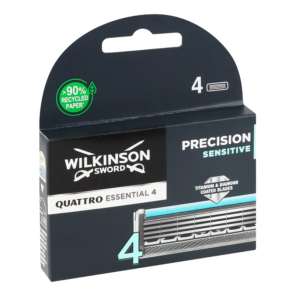Змінні картриджи Wilkinson Sword Quattro Titanium Sensitive, 4 шт. - фото 2