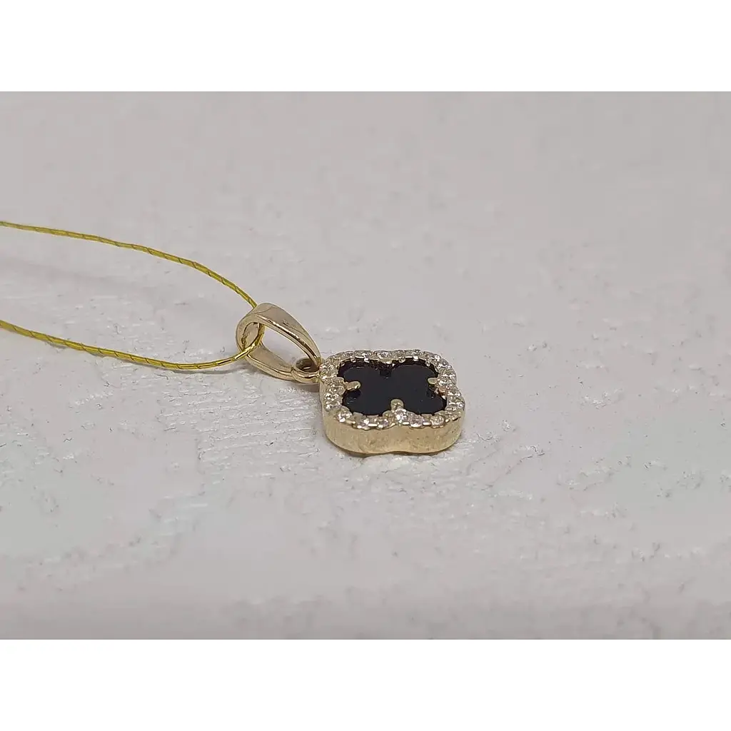 Золота підвіска Платон Конюшина з агатом. 2П162/67Б - фото 2