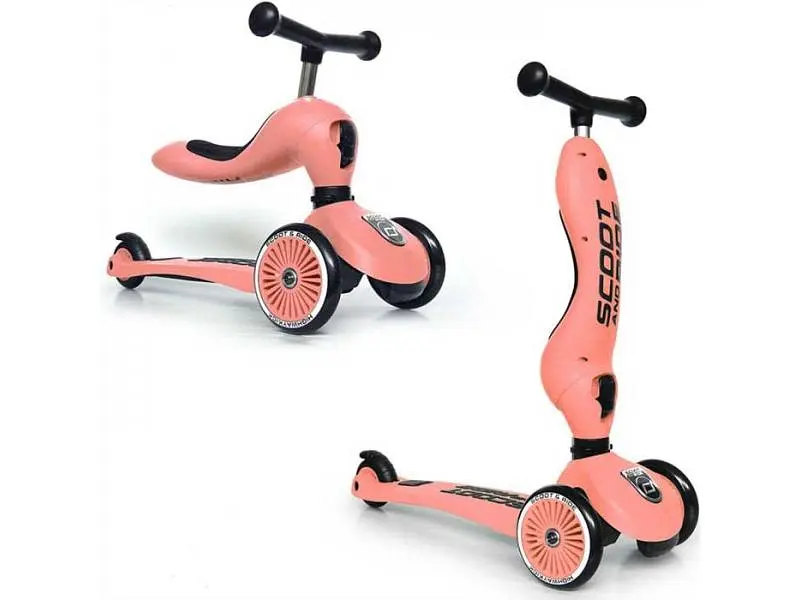 Дитячий самокат Scoot And Ride Highwaykick 1 2w1 Peach