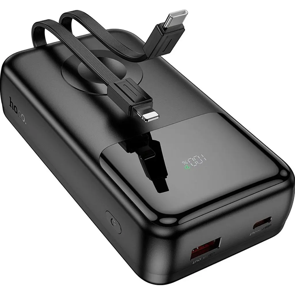 Зовнішній акумулятор Hoco Q28A Victory 20000mAh 22.5W Black [130156] - фото 3
