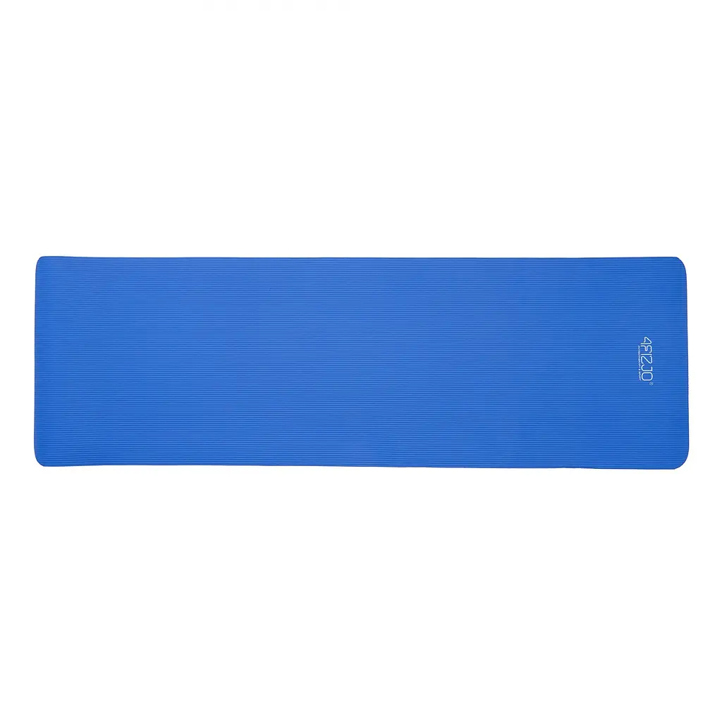 Килимок (мат) спортивний 4FIZJO NBR 1 см для йоги та фітнесу Blue 4FJ0014 (P-5907222931028) - фото 4