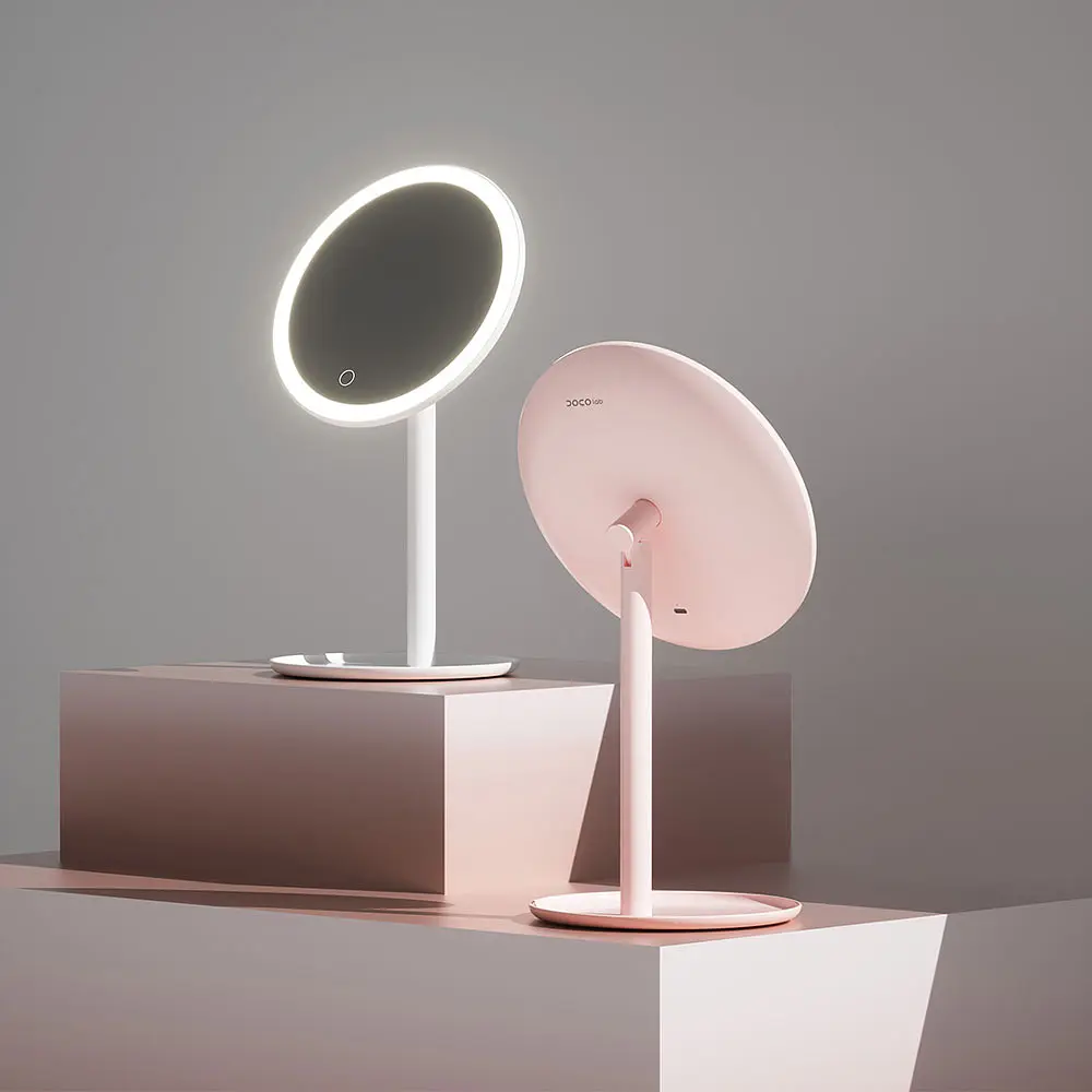 Дзеркало для макіяжу з LED підсвіткою Xiaomi DOCO DayLight Mirror 2.0 (XM001) - фото 2