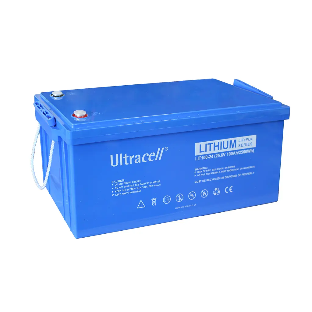 Батарея аккумуляторная Ultracell LiFePO4 24(25.6)V 100Ah/ 2560W(2.56kW) STANDARD - фото 3