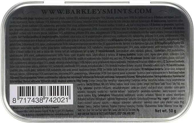 Драже Barkleys Ginger Mints 50 g - фото 3