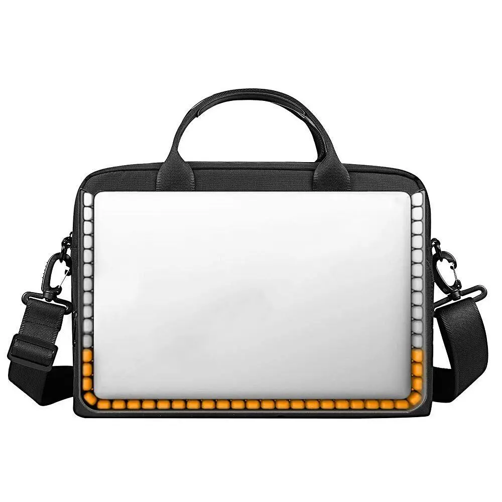 Сумка для ноутбука WiWU Alpha Double Layer Laptop Bag for Apple MacBook 13.3 (Black) [52958] - фото 5