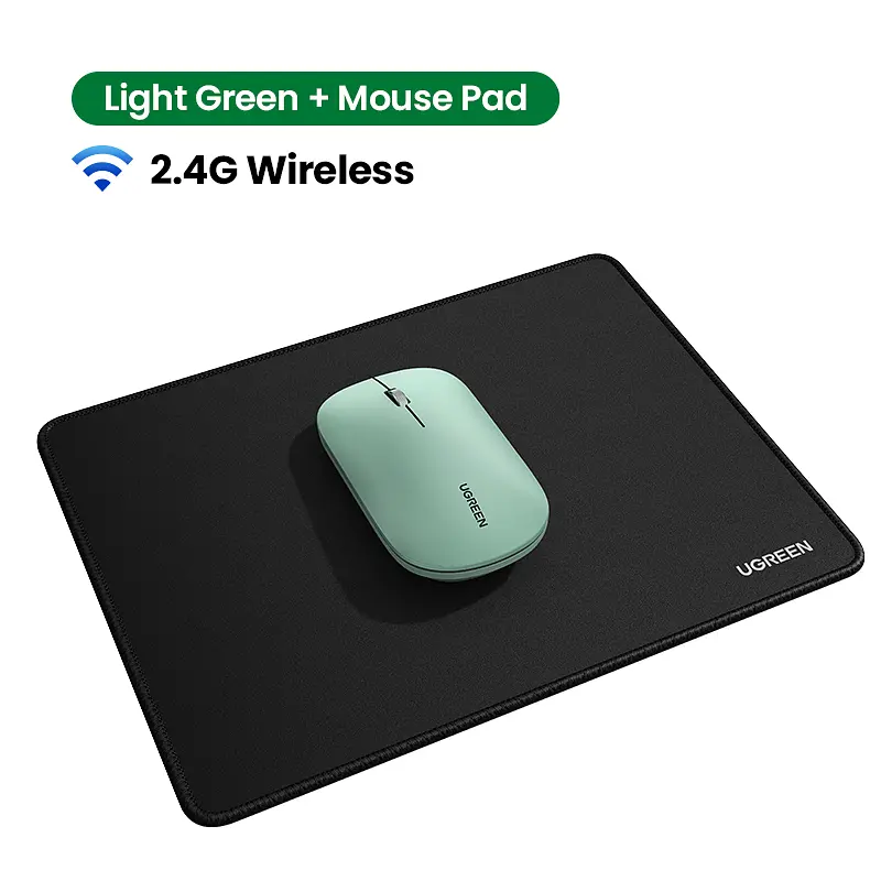 Маніпулятор миша бездротова UGREEN MU001 Portable Wireless Mouse Green - фото 9