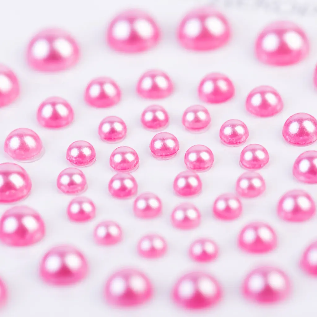 Перлини Santi самоклеючі 50 шт. рожеві (740186) - фото 2