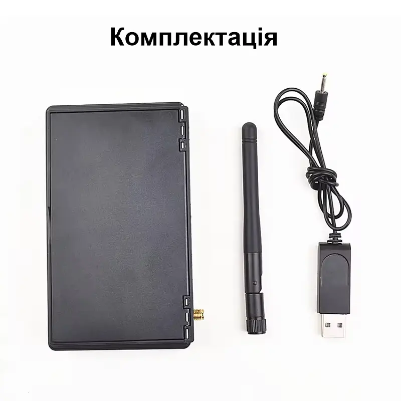 FPV монитор 4.3 дюйма с солнцезащитной шторкой для отображения видеосигнала от дронов 5.8 ГГц Nectronix F48 (101154) - фото 7