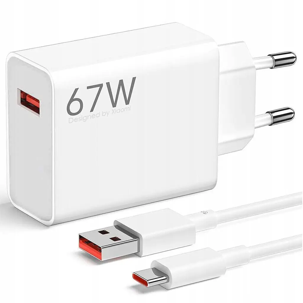 Зарядний пристрій Xiaomi 67W HyperCharge Combo White Type-C cable (BHR9465EU) - фото 2