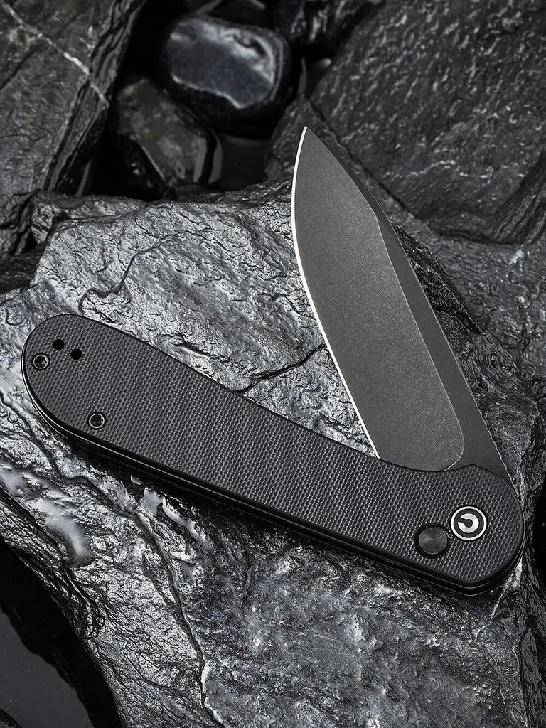 Ніж складаний туристичний Civivi Elementum Pocket, (8.9 см) 14C28N/G10 чорний - фото 4