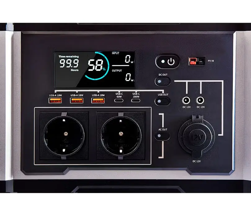 Зарядна станція EnerSol 1000 Вт / 1036 Вт⋅год / LiFePO4 (EPB-1000NF) - фото 7