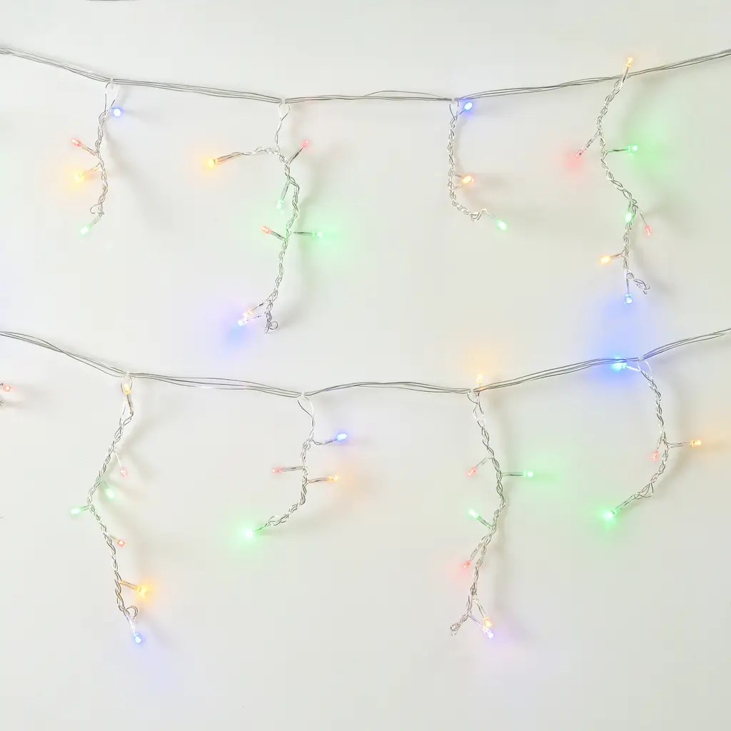 Електрогірлянда Yes! Fun Бахрома 84 LED статична 2 м різнокольорова (974847) - фото 3