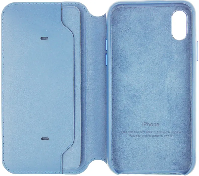 Чохол-книжка Apple Book Cover Case iPhone X Light Blue - фото 3