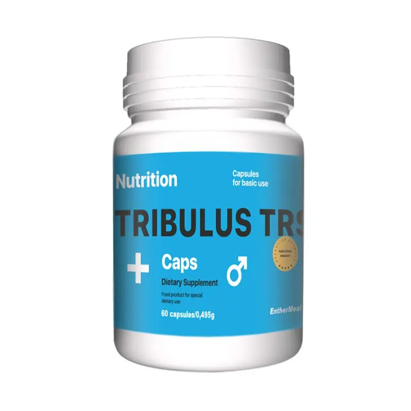 Стимулятор тестостерону Tribulus TRS+, 60 капсул EntherMeal fit0023664