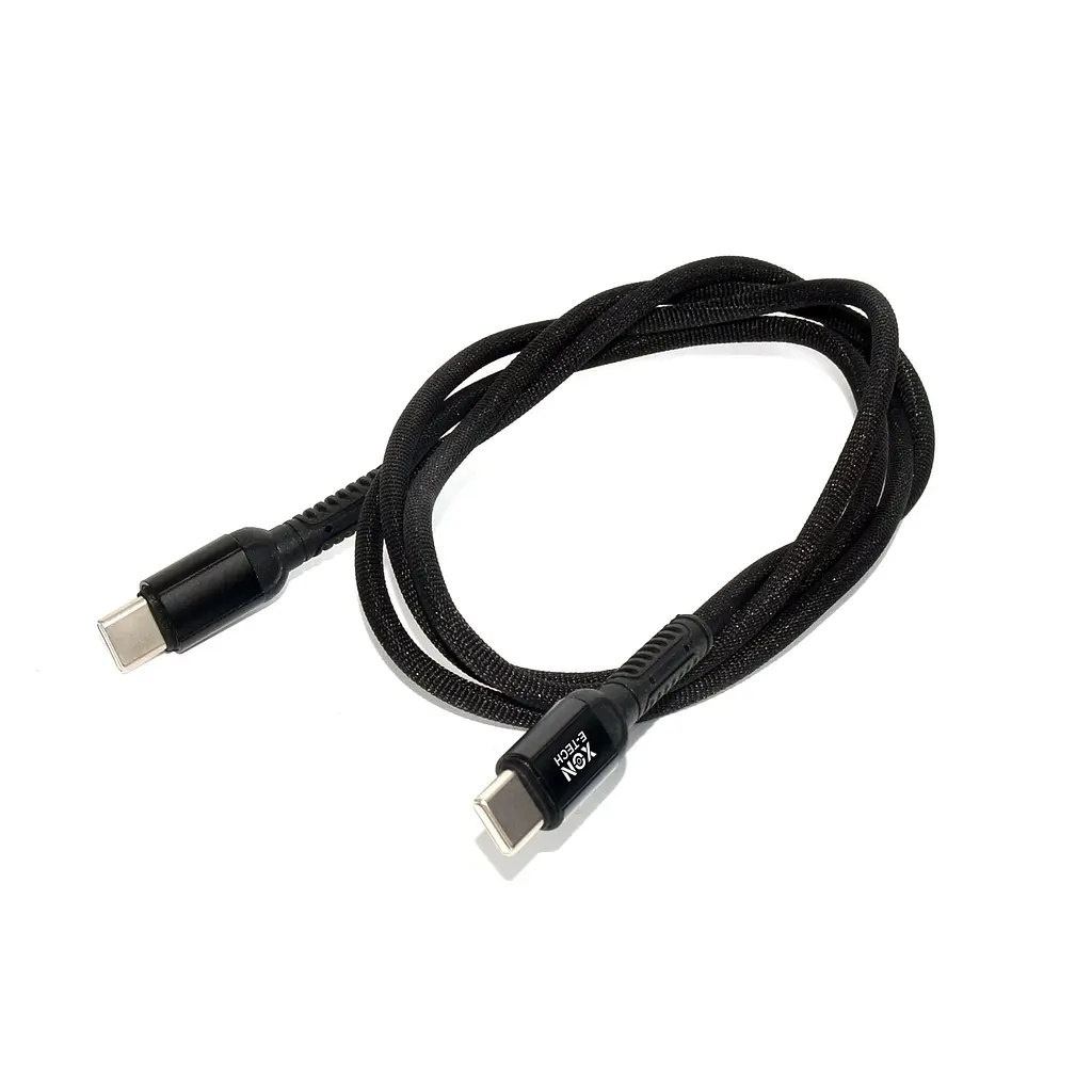 Кабель XON SmartCable Type-C - Type-C PD 65W 2м MaxCharge Чорний (SC202C6W2B 3562) - фото 4
