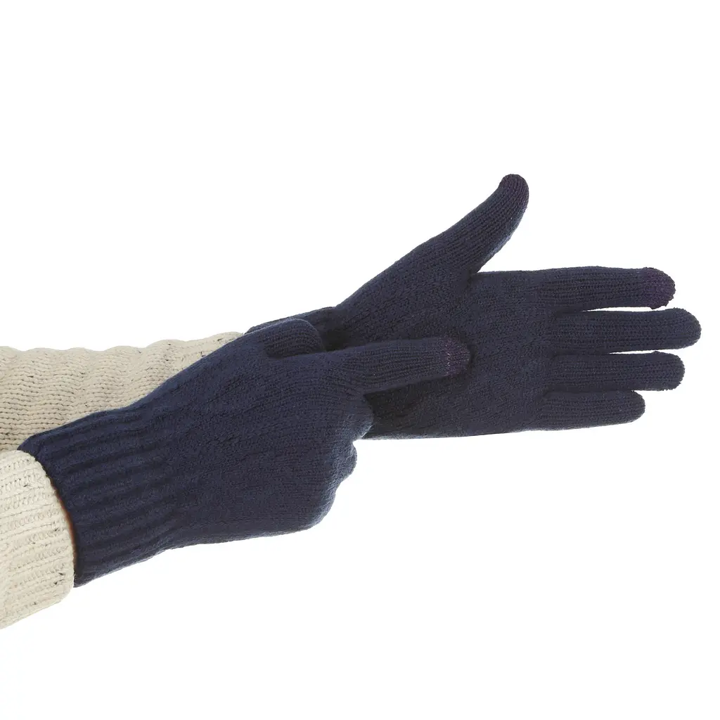 Рукавички для сенсорних екранів з плетінням ArmorStandart Rope Dark Blue (ARM59878) - фото 3