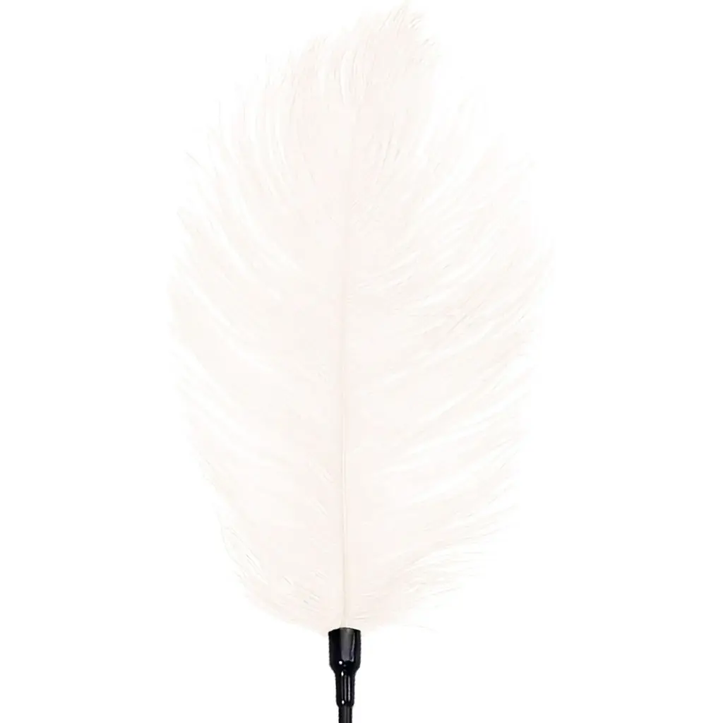 Лоскітка зі страусиним пером Art of Sex - FeaTher Tickler, колір Білий - фото 3