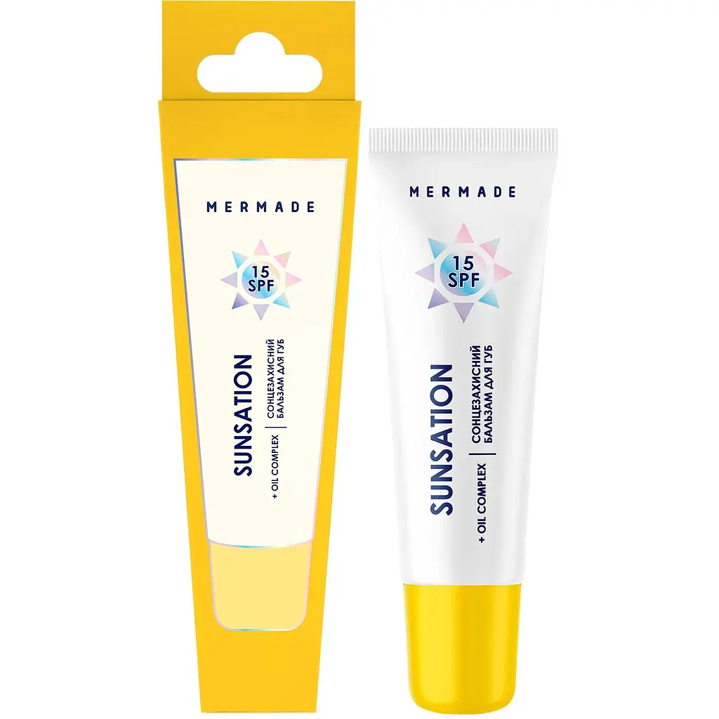 Бальзам для губ Mermade Sunsation SPF 15 Сонцезахисний 10 г (MRL1006) - фото 2