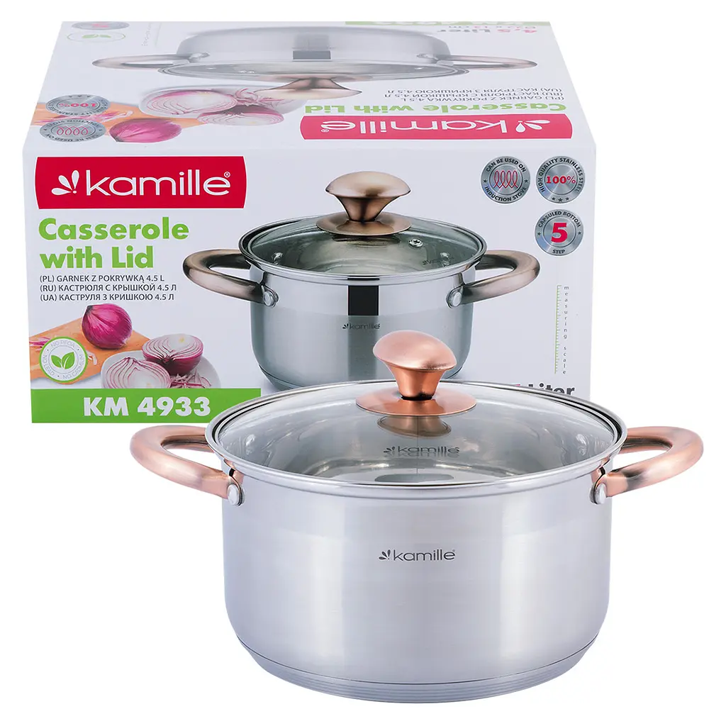 Каструля Kamille KM-4933 4.5л