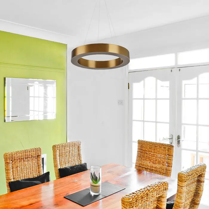 Потолочный светильник Brille подвесной лофт для спальни светодиодный BR-930S/25W WW GBZ - фото 4