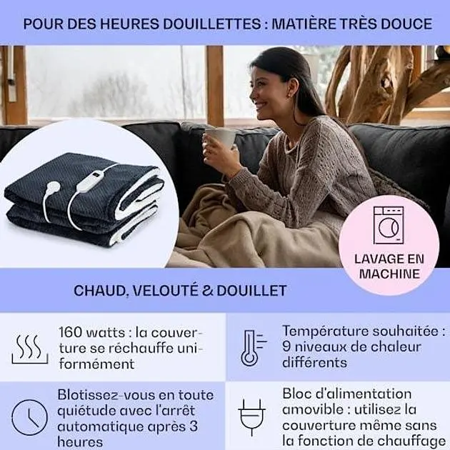 Электрическое одеяло Klarstein Watson Deluxe XXL (10045256) - фото 3