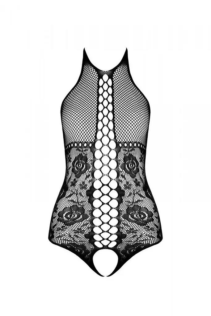 Бодістокінг з імітацією корсетної шнурівки Passion BS094, One Size - фото 3