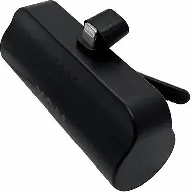 Портативна міні-батарея XON PowerBank MiniCharge Lightning 5000 mAh Чорна (DC5LE 6792) - фото 4