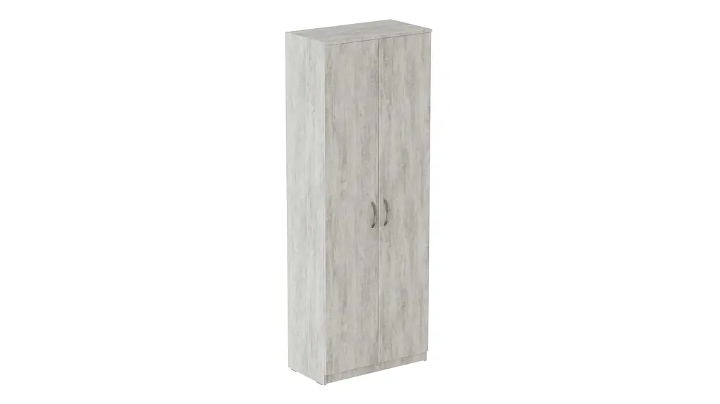 Шафа Анжело Ferrum-decor на 5 полиць 2 двері 1900x800x380 ДСП Бетон 16 мм (FRD-105054) - фото 3