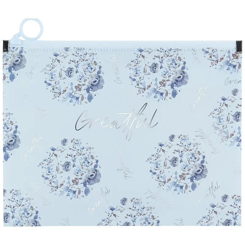 Папка "Axent" №1498-45-A Flower Symphony-2 A5+ zip-lock, на блиск. - фото 4