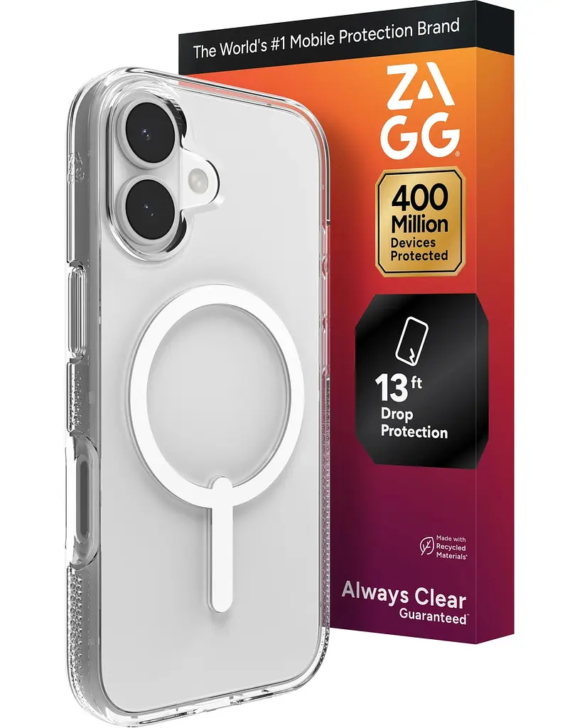 Чохол протиударний для iPhone 17 ZAGG Gear4 Crystal Palace MagSafe Clear Case Прозорий - фото 10