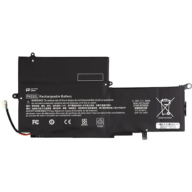 Акумулятор PowerPlant для ноутбуків HP Spectre Pro X360 G1 (PK03XL) 11.55V 4913mAh (NB462032) - фото 2